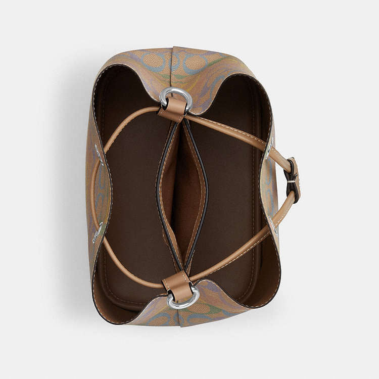 Coach Rowan Bucket Bag
In Rainbow Signature Canvas