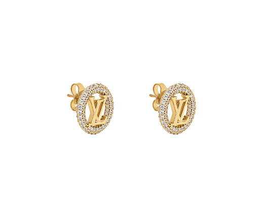 Louis Vuitton Louise By Night Earrings In Crystals Metal With Gold-Color Finish