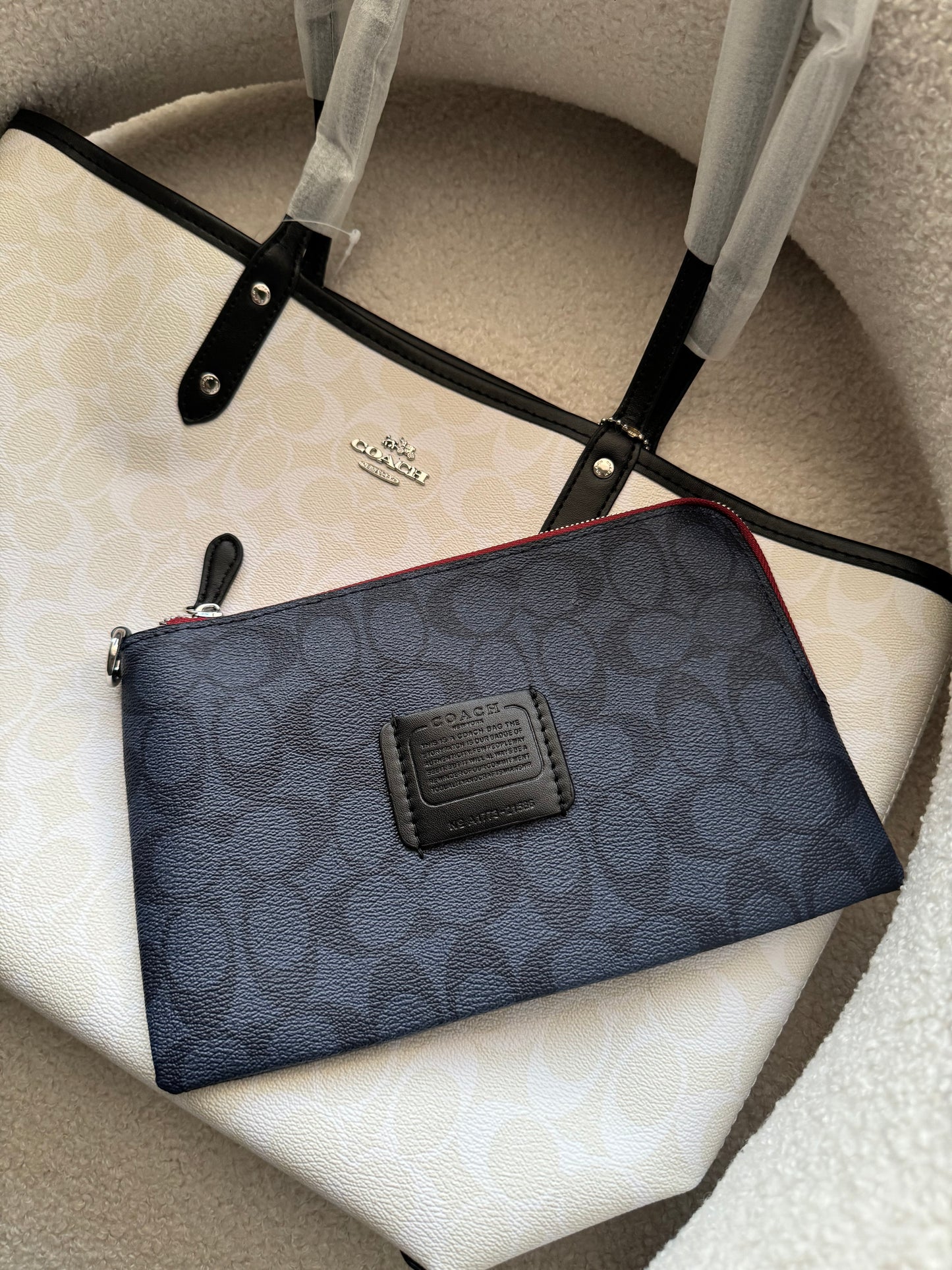 Coach reversible city tote 👜