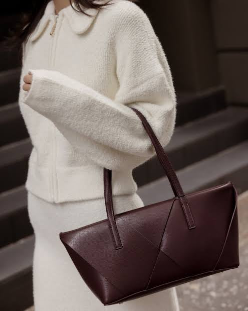 Zara Handbag Burgundy