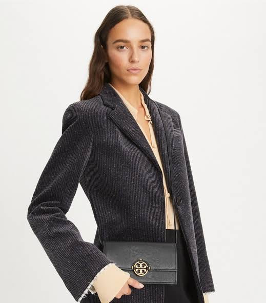 Tory Burch miller wallet crossbody Leather Clutch