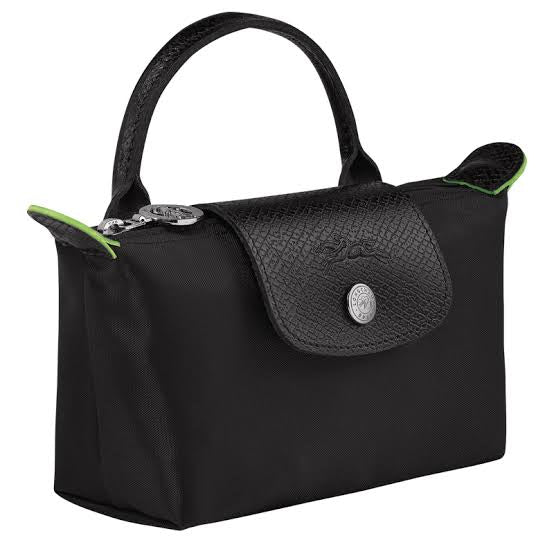 LE PLIAGE ORIGINAL POUCH WITH HANDLE
All black - Recycled Canvas