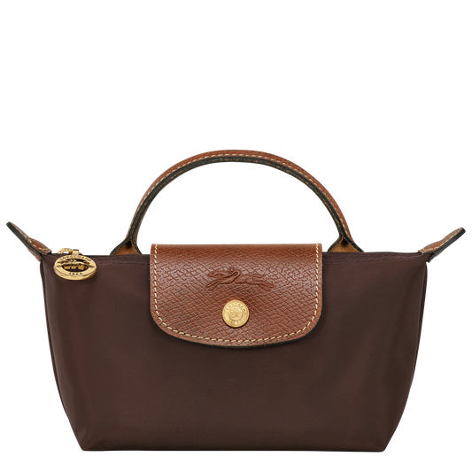 LE PLIAGE ORIGINAL POUCH WITH HANDLE
Brown - Recycled Canvas