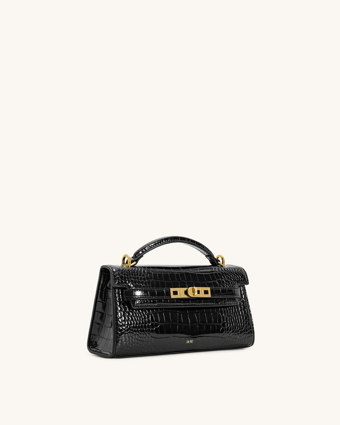 Jw Pei Noor Top Handle Bag - Black Croc