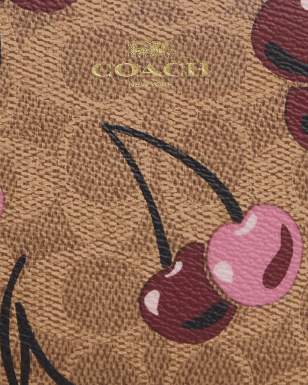 Coach Corner Zip Wristlet