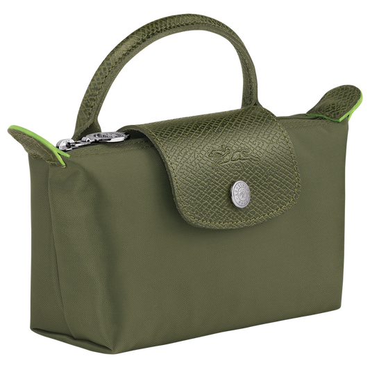 LE PLIAGE ORIGINAL POUCH WITH HANDLE
Forest green  - Recycled Canvas