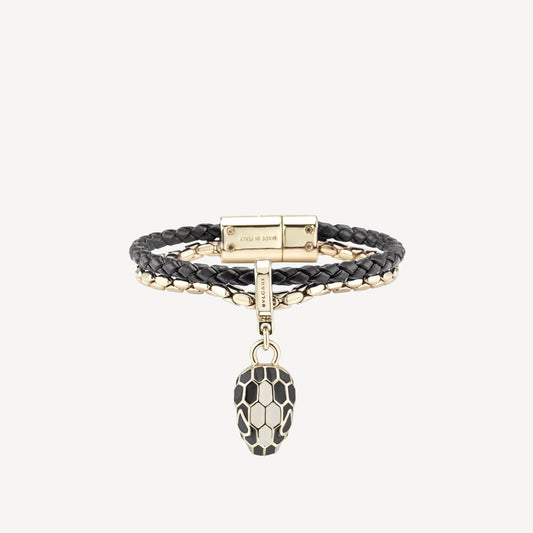 SERPENTI FOREVER LEATHER BRACELET