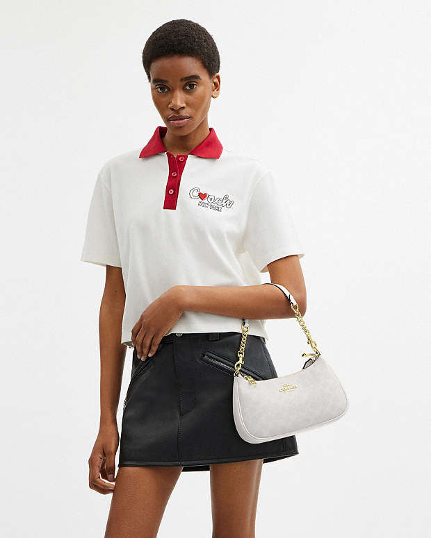 Teri Shoulder Bag In Signature Canvas