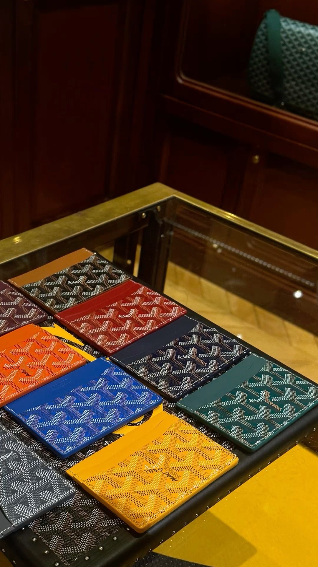 Goyard unisex card holders