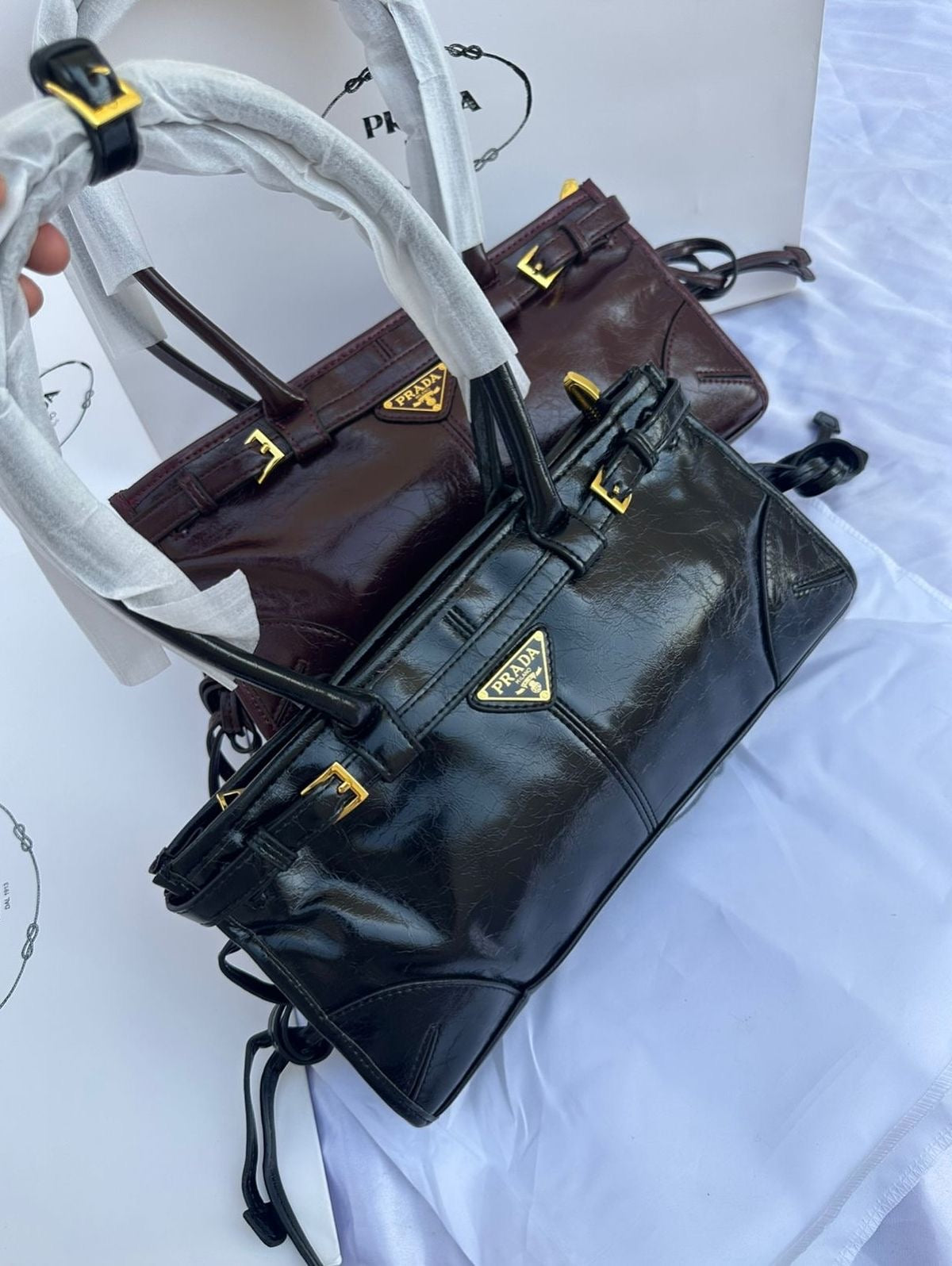 PRADA top handle maple