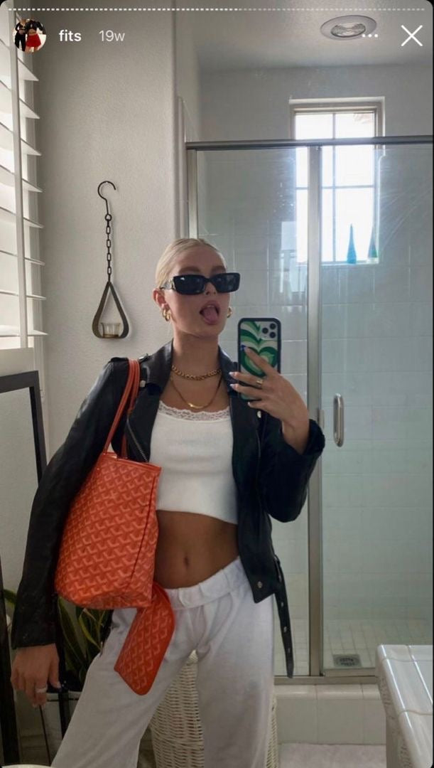 Goyard Medium tote orange