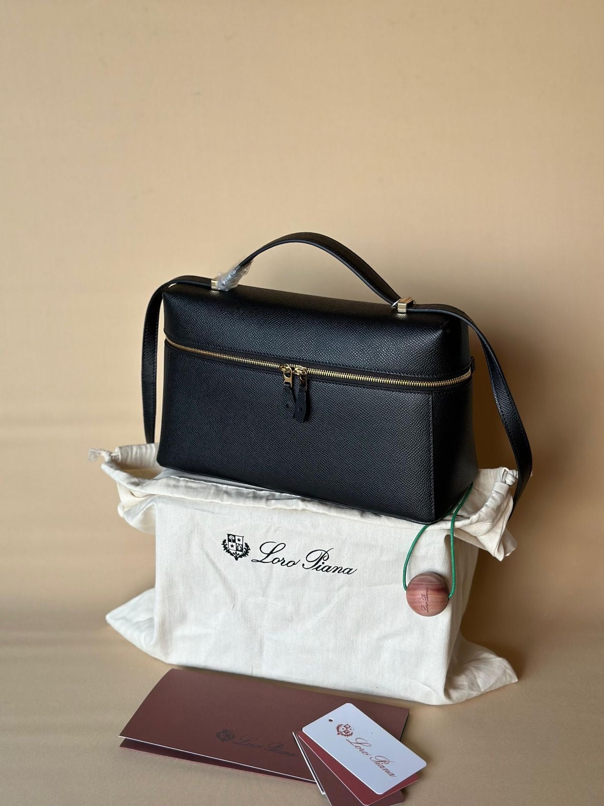 Loro Piana Extra Bag L27 Black