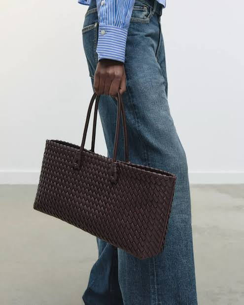 Z*RA braided tote