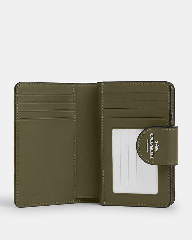 COACH® | Medium Corner Zip Wallet In Signature Jacquard