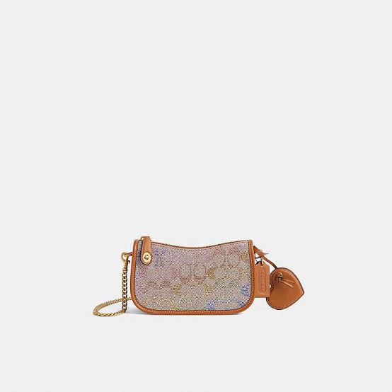 Swinger Bag 20 With Chain In Crystal
