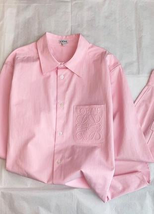 Loewe anagram oversized button down