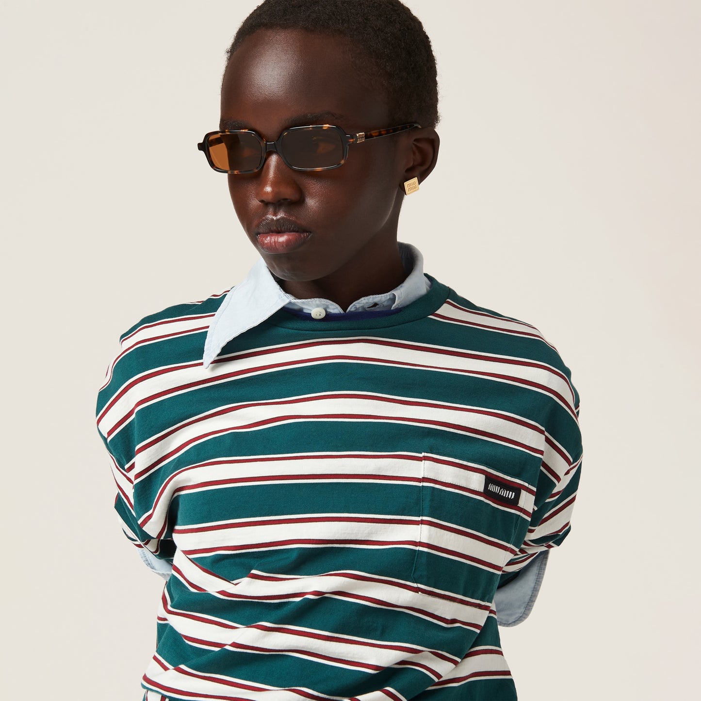 Miu Miu Square sunglasses brown
