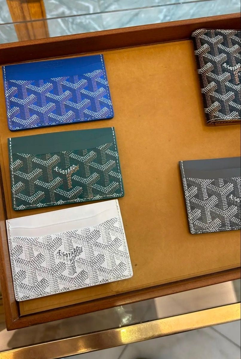 Goyard unisex card holders
