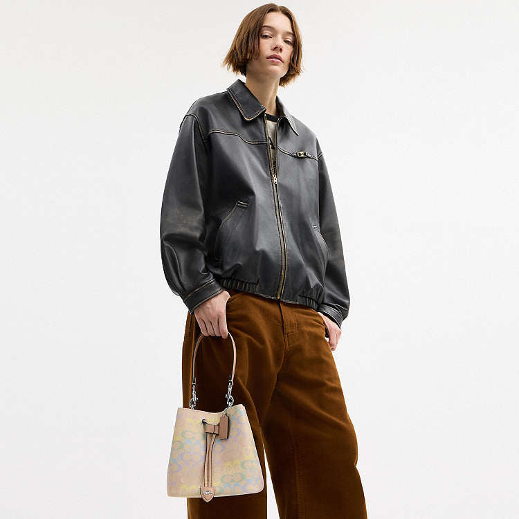 Coach Rowan Bucket Bag
In Rainbow Signature Canvas