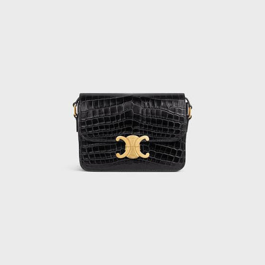 Celine TEEN TRIOMPHE BAG IN CROCODILE