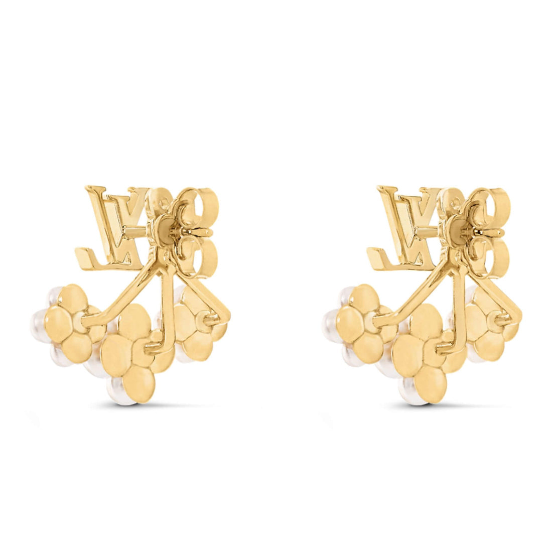 LOUIS VUITTON LV FLORAGRAM EARRINGS