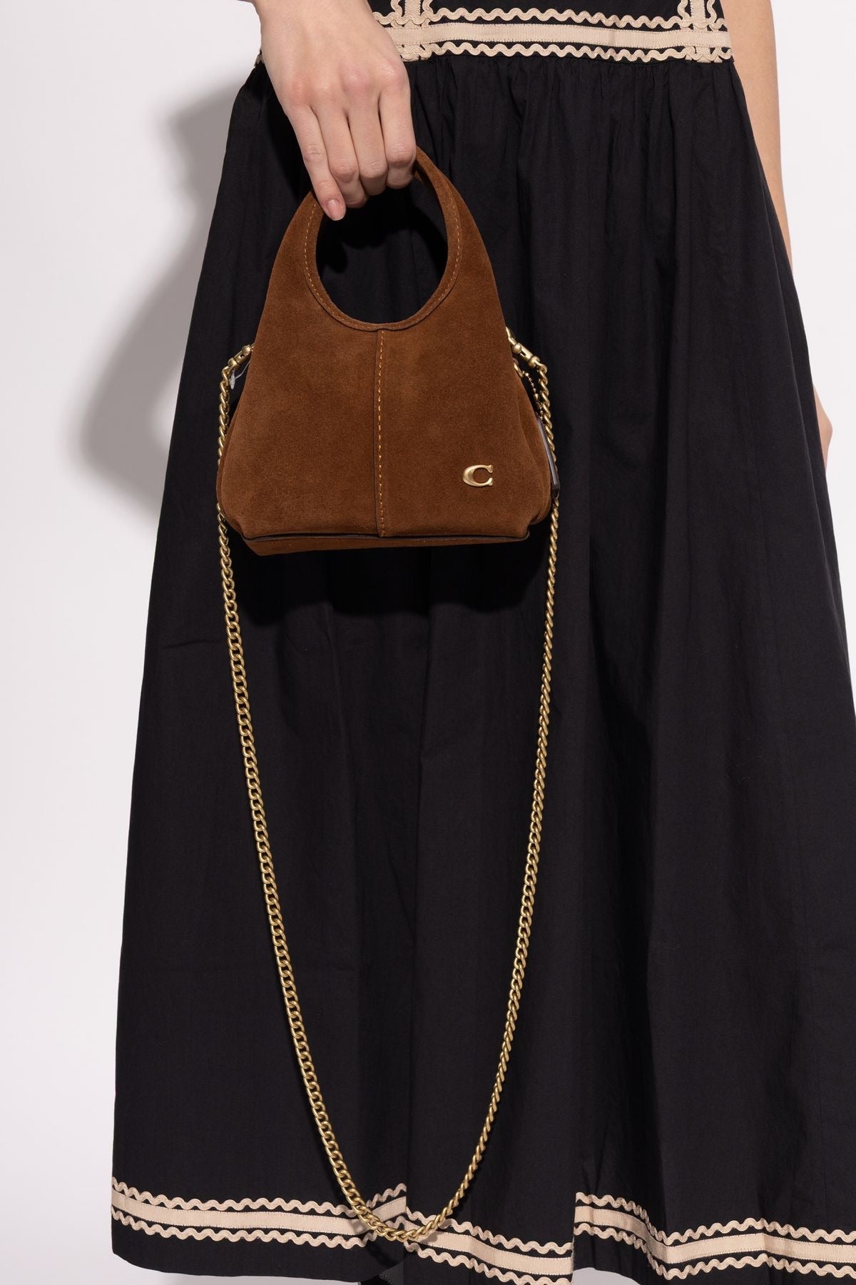 Coach Lana Shoulder Bag 19 Suede