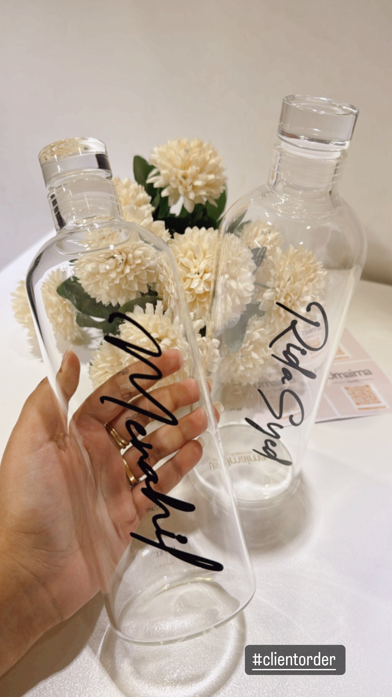 Personalized Glass bottles