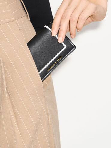 CHARLES & KEITH Astra Contrast Trim Wallet