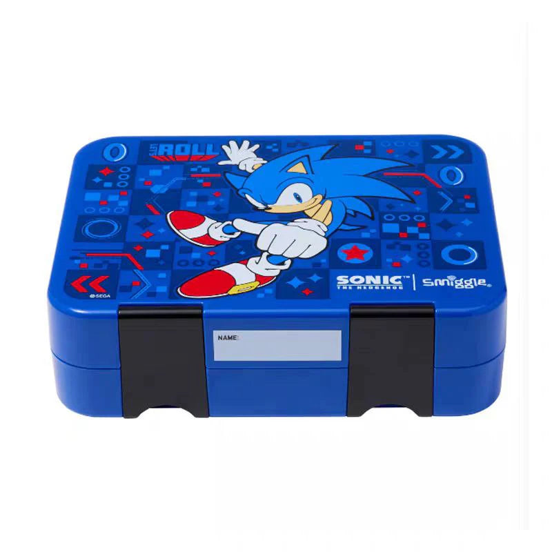 Smiggle Sonic the Hedgehog Medium Bento Lunch Box