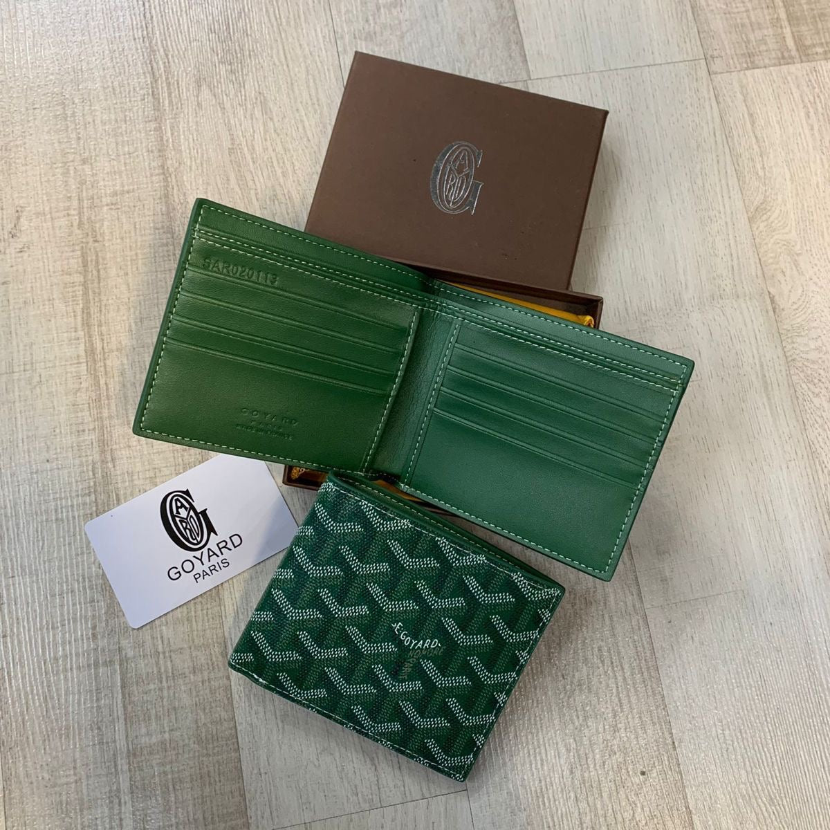 Goyard Saint-Florentin Green Wallet