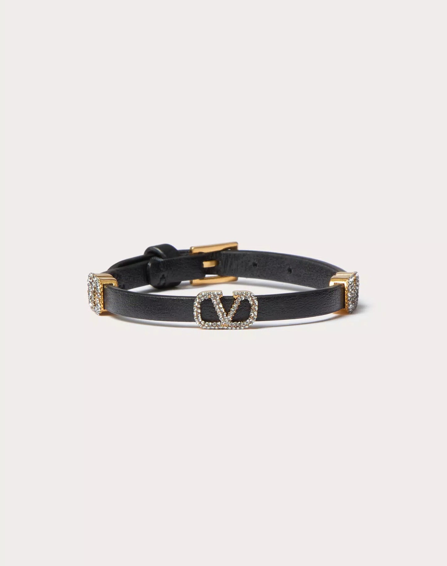 VLOGO SIGNATURE LEATHER BRACELET