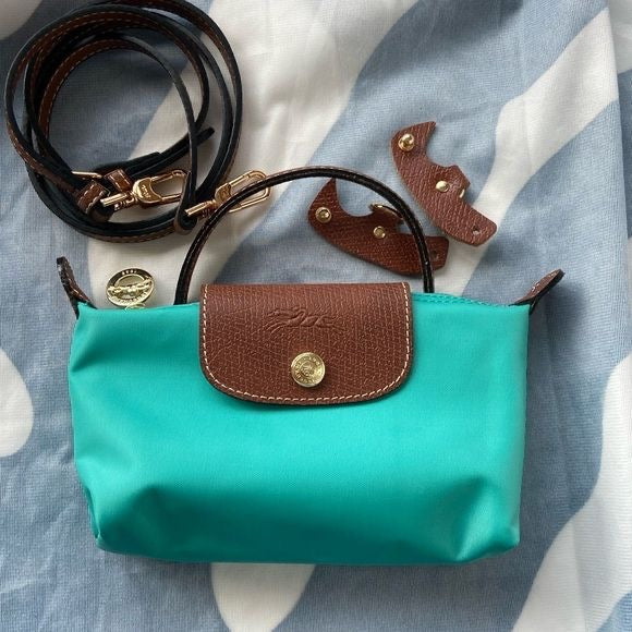 LE PLIAGE ORIGINAL POUCH WITH HANDLE
Turquoise  - Recycled Canvas