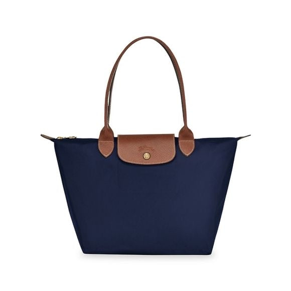 Long champ LE PLIAGE ORIGINAL tote bag 
Navy  - Recycled Canvas