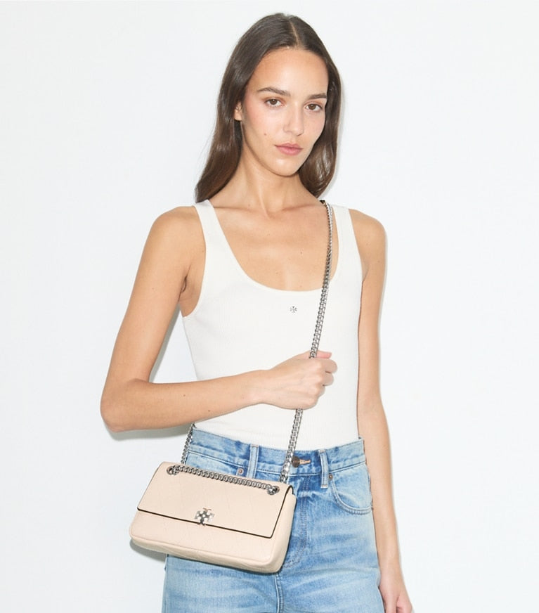 SMALL CHARLIE QUILTED SHOULDER BAG