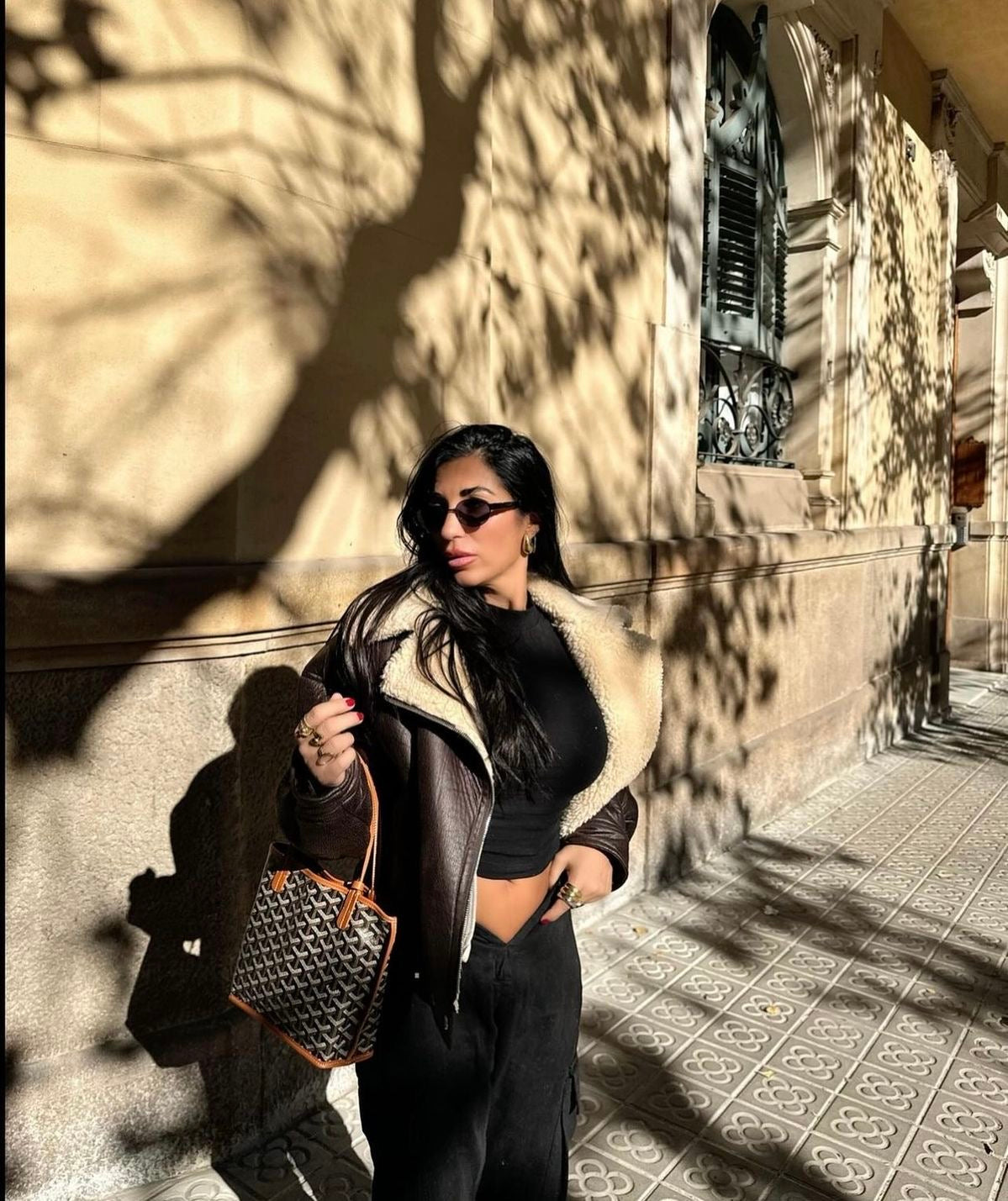 Goyard mini tote tan