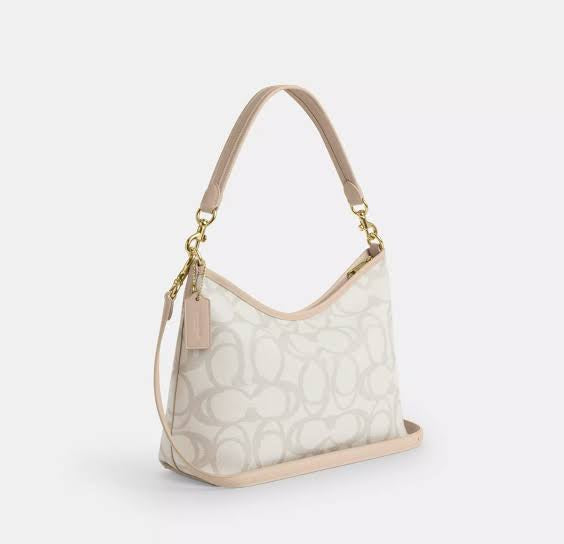 Laurel Small Shoulder Bag In Sketch Signature Canvas