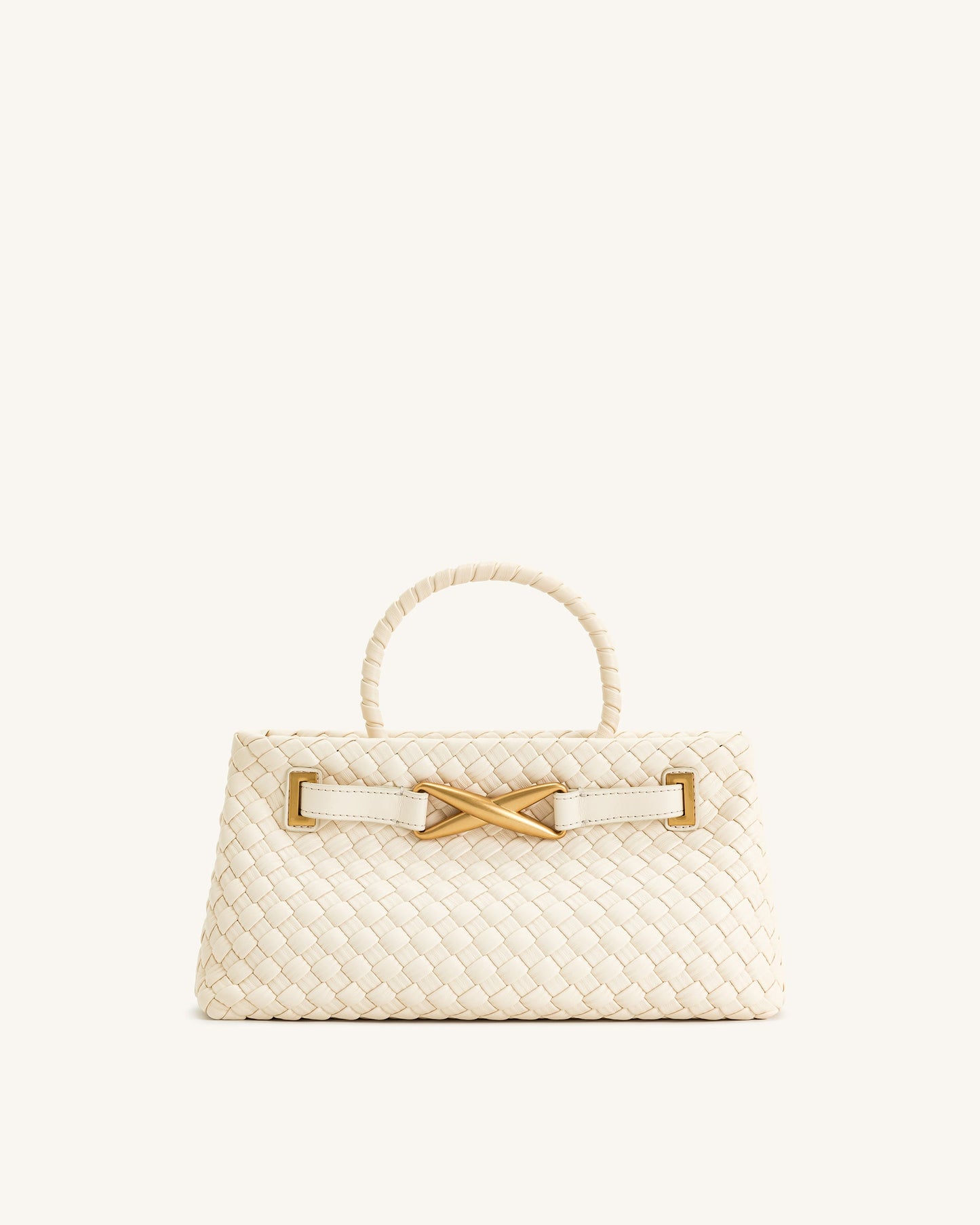 Elora Woven Bag - White