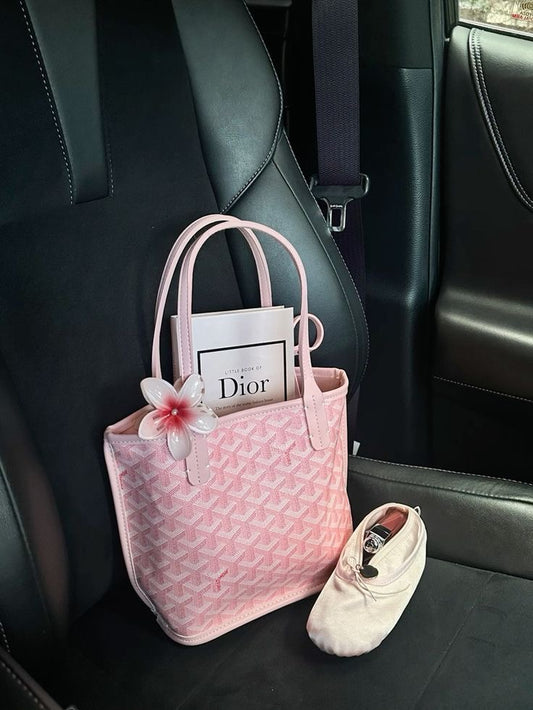 Goyard mini tote pink