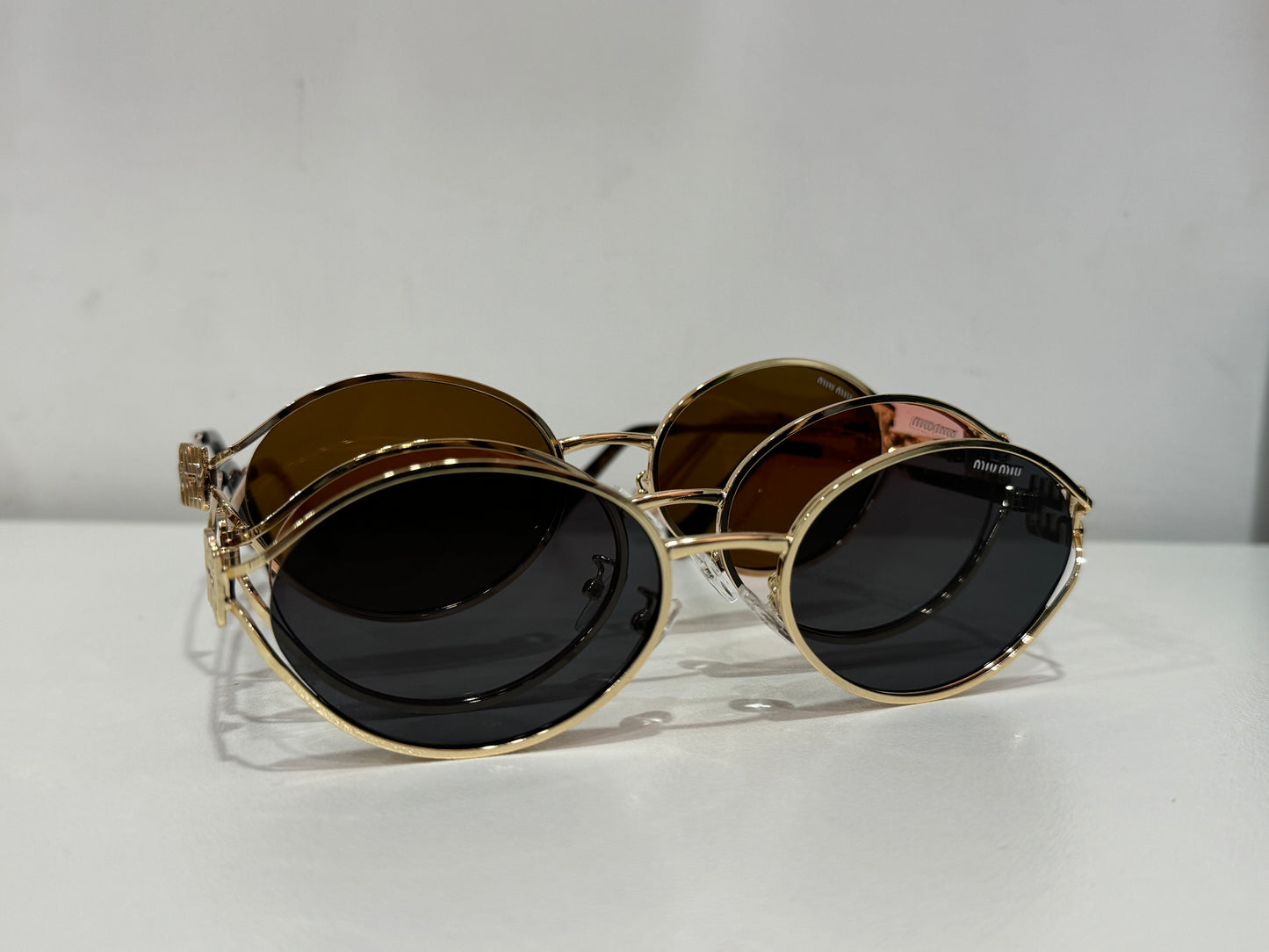 Retro frame sunglasses black