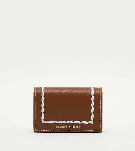 CHARLES & KEITH Astra Contrast Trim Wallet