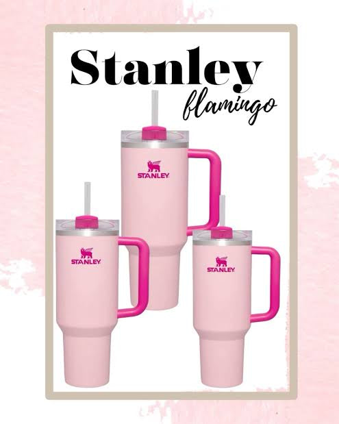 STANLEY 40oz Stainless Steel H2.0 FlowState Quencher Tumbler Flamingo