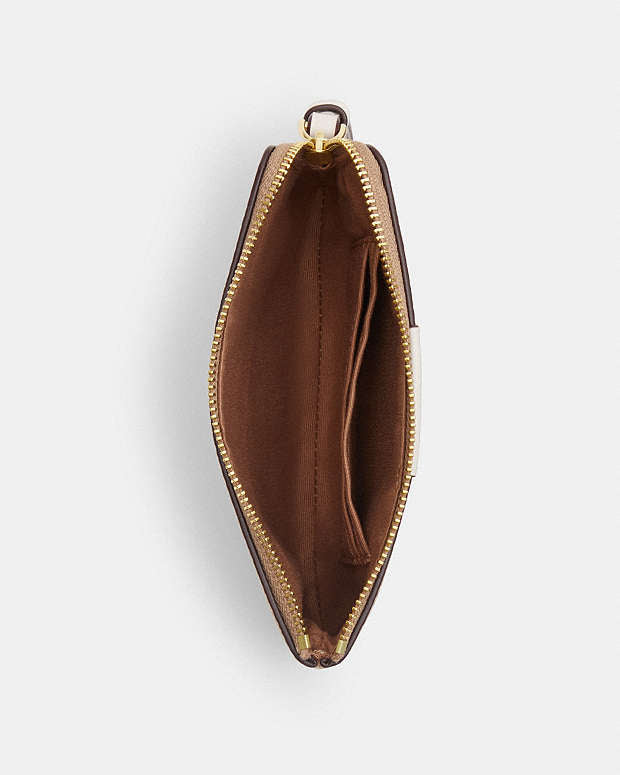 Coach Corner Zip Wristlet