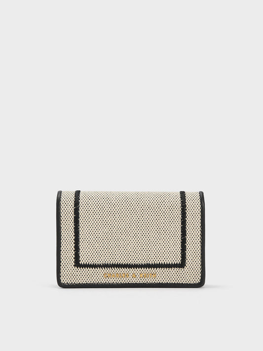 CHARLES & KEITH Astra Contrast Trim Wallet