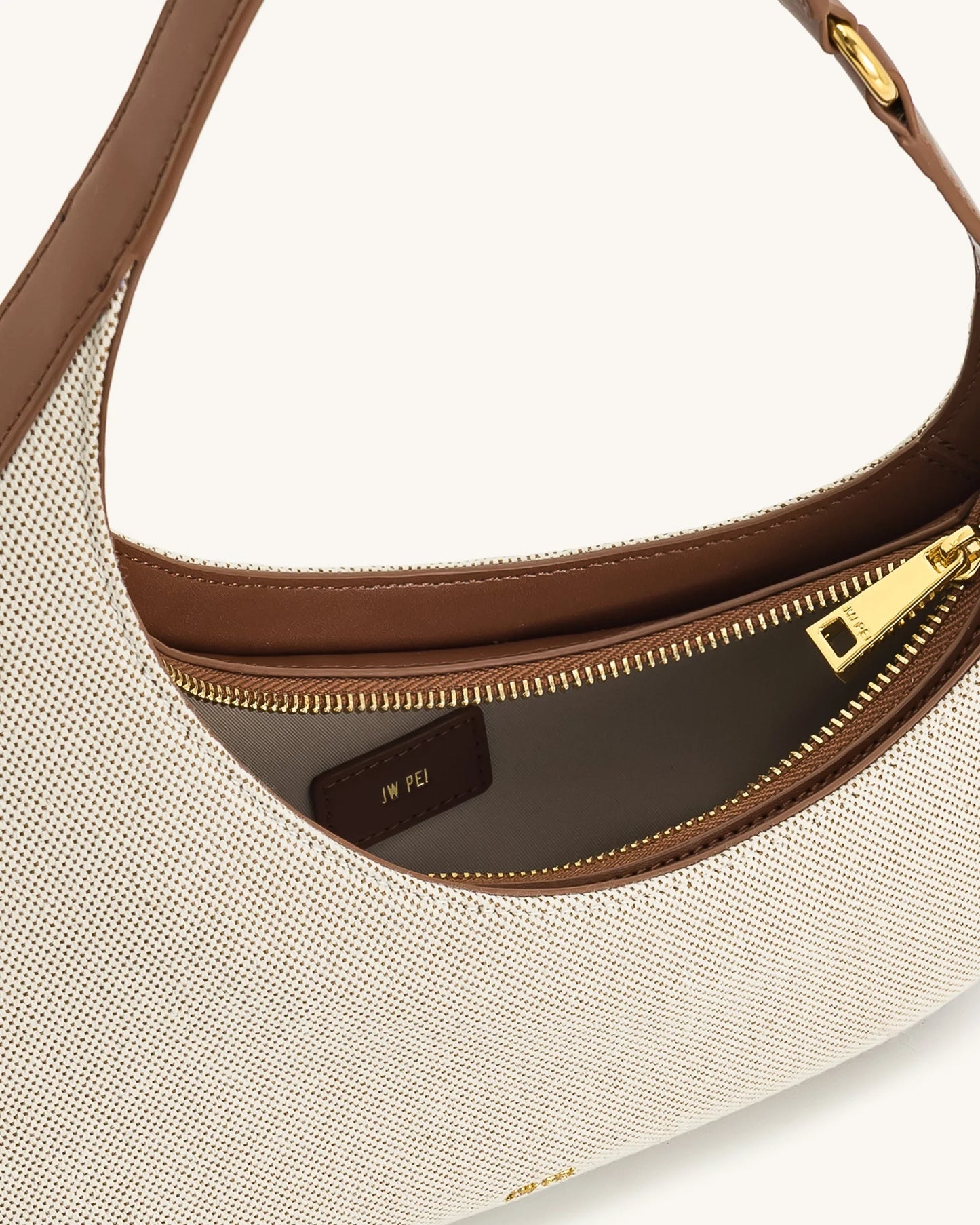 Harlee Shoulder Bag - Brown Canvas