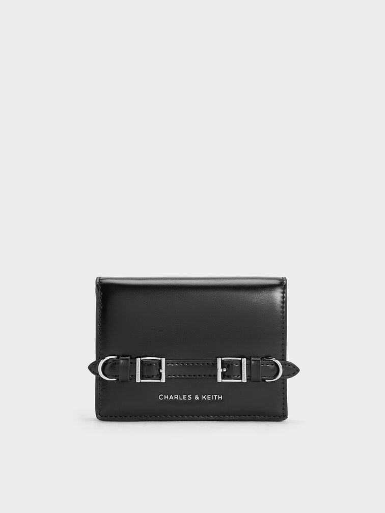 Sloane Chain-Handle Wallet - Noir