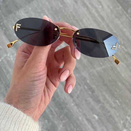 Metal frame sunglasses