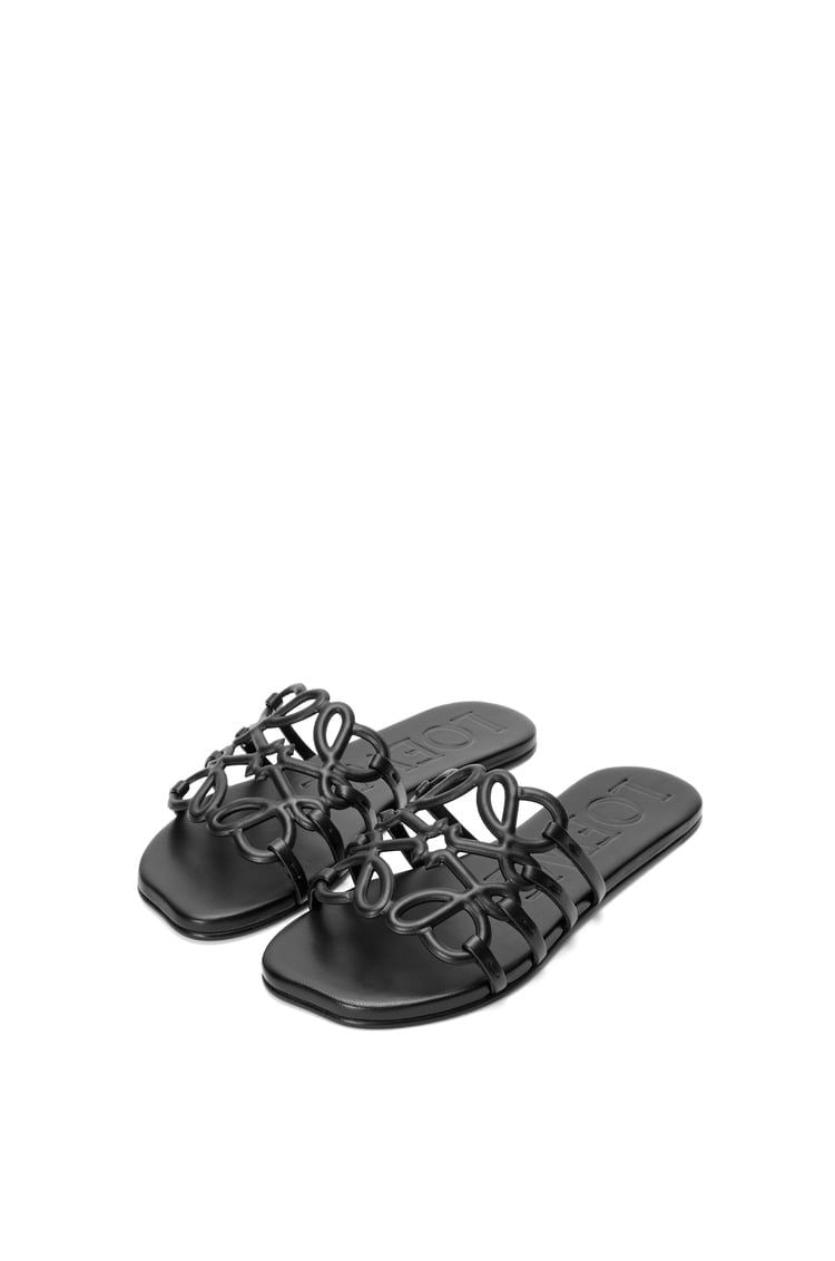 LOEWE
Black Leather Petal Anagram Slides