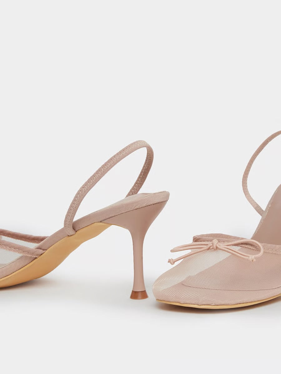 ZARA mesh sling back