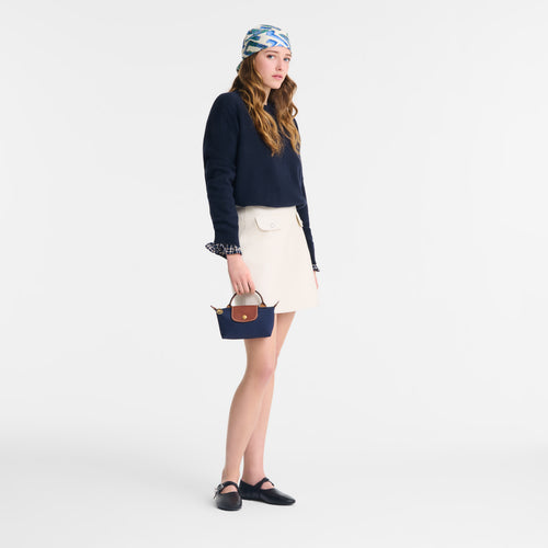LE PLIAGE ORIGINAL POUCH WITH HANDLE
Navy - Recycled Canvas