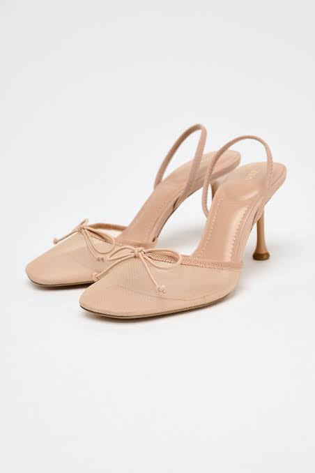 ZARA mesh sling back